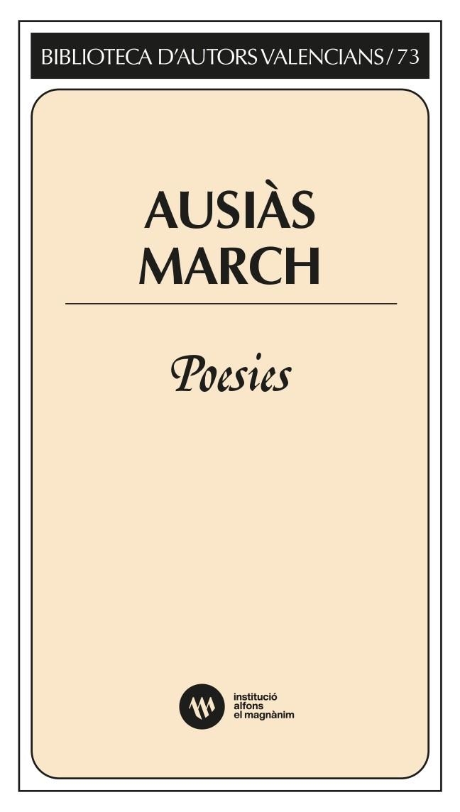 Ausiàs March. Poesies | 9788411560627 | MARCH i RIPOLL, Ausiàs | Llibres.cat | Llibreria online en català | La Impossible Llibreters Barcelona