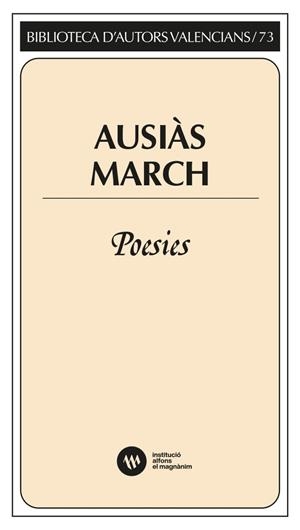 Ausiàs March. Poesies | 9788411560627 | MARCH i RIPOLL, Ausiàs | Llibres.cat | Llibreria online en català | La Impossible Llibreters Barcelona