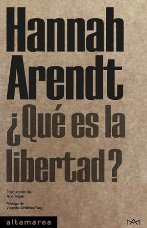 ¿Qué es la libertad? | 9788410435520 | Arendt, Hannah | Llibres.cat | Llibreria online en català | La Impossible Llibreters Barcelona