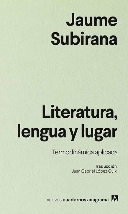 Literatura, lengua y lugar | 9788433946577 | Subirana, Jaume | Llibres.cat | Llibreria online en català | La Impossible Llibreters Barcelona