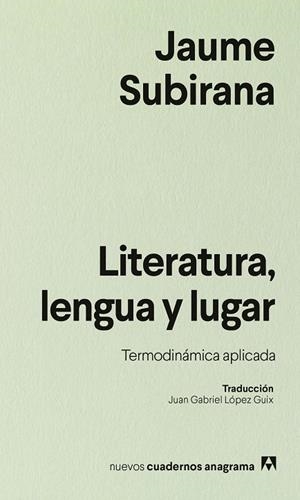 Literatura, lengua y lugar | 9788433946577 | Subirana, Jaume | Llibres.cat | Llibreria online en català | La Impossible Llibreters Barcelona