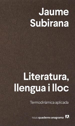 Literatura, llengua i lloc | 9788433947161 | Subirana, Jaume | Llibres.cat | Llibreria online en català | La Impossible Llibreters Barcelona