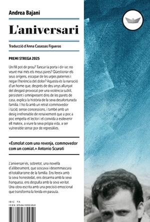 L'aniversari | 9788419332950 | Bajani, Andrea | Llibres.cat | Llibreria online en català | La Impossible Llibreters Barcelona