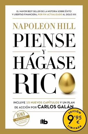 Piense y hágase rico (edición limitada · Verano) | 9788413148090 | Hill, Napoleon/Galán, Carlos | Llibres.cat | Llibreria online en català | La Impossible Llibreters Barcelona