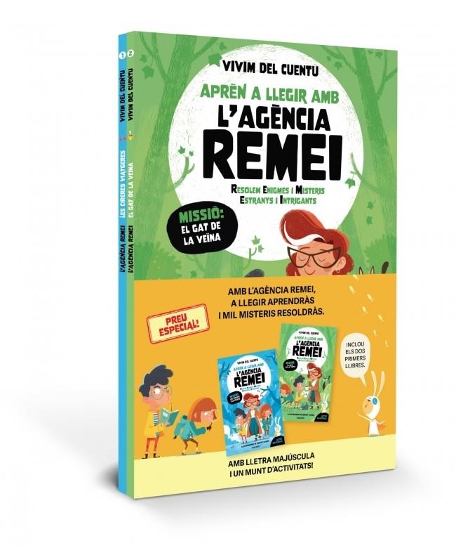 Aprèn a llegir amb l'Agència REMEI (Resolem Enigmes i Misteris Estranys i Intrig | 9788427252608 | Vivim del cuentu | Llibres.cat | Llibreria online en català | La Impossible Llibreters Barcelona