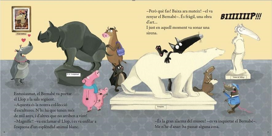 El Llop i el misteri del museu | 9782733883877 | Lallemand, Orianne | Llibres.cat | Llibreria online en català | La Impossible Llibreters Barcelona