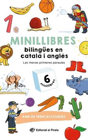 Minillibres bilingües en català i anglès - Les meves primeres paraules | 9788419912459 | del Pirata, Edicions | Llibres.cat | Llibreria online en català | La Impossible Llibreters Barcelona