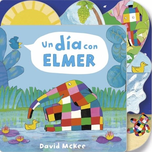 Elmer. Libro de cartón - Un día con Elmer | 9788448852948 | McKee, David | Llibres.cat | Llibreria online en català | La Impossible Llibreters Barcelona