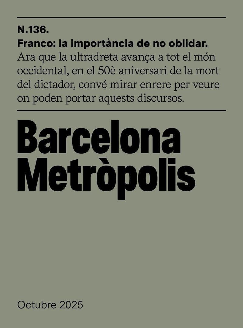 BARCELONA METROPOLIS 136 - FRANCO: LA IMPORTANCIA | 8437013699495 | Diversos | Llibres.cat | Llibreria online en català | La Impossible Llibreters Barcelona