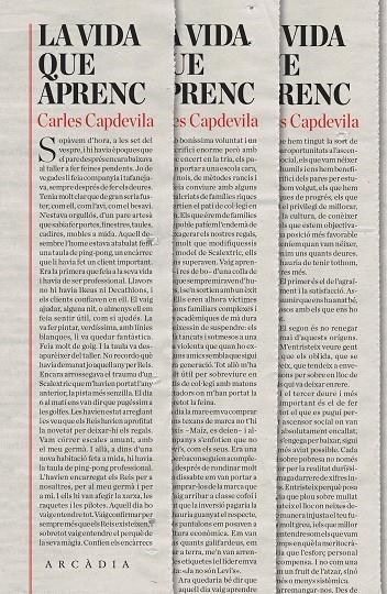 La vida que aprenc | 9788494616372 | Capdevila Plandiura, Carles | Llibres.cat | Llibreria online en català | La Impossible Llibreters Barcelona