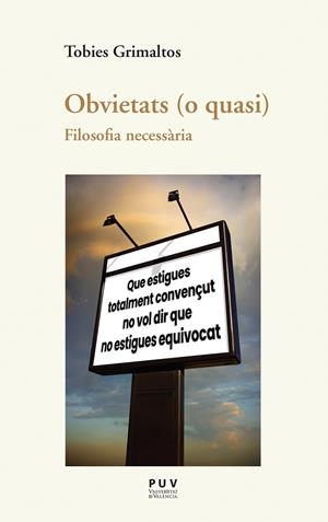 Obvietats (o quasi) | 9788491348283 | Grimaltos Mascarós, Tobies | Llibres.cat | Llibreria online en català | La Impossible Llibreters Barcelona