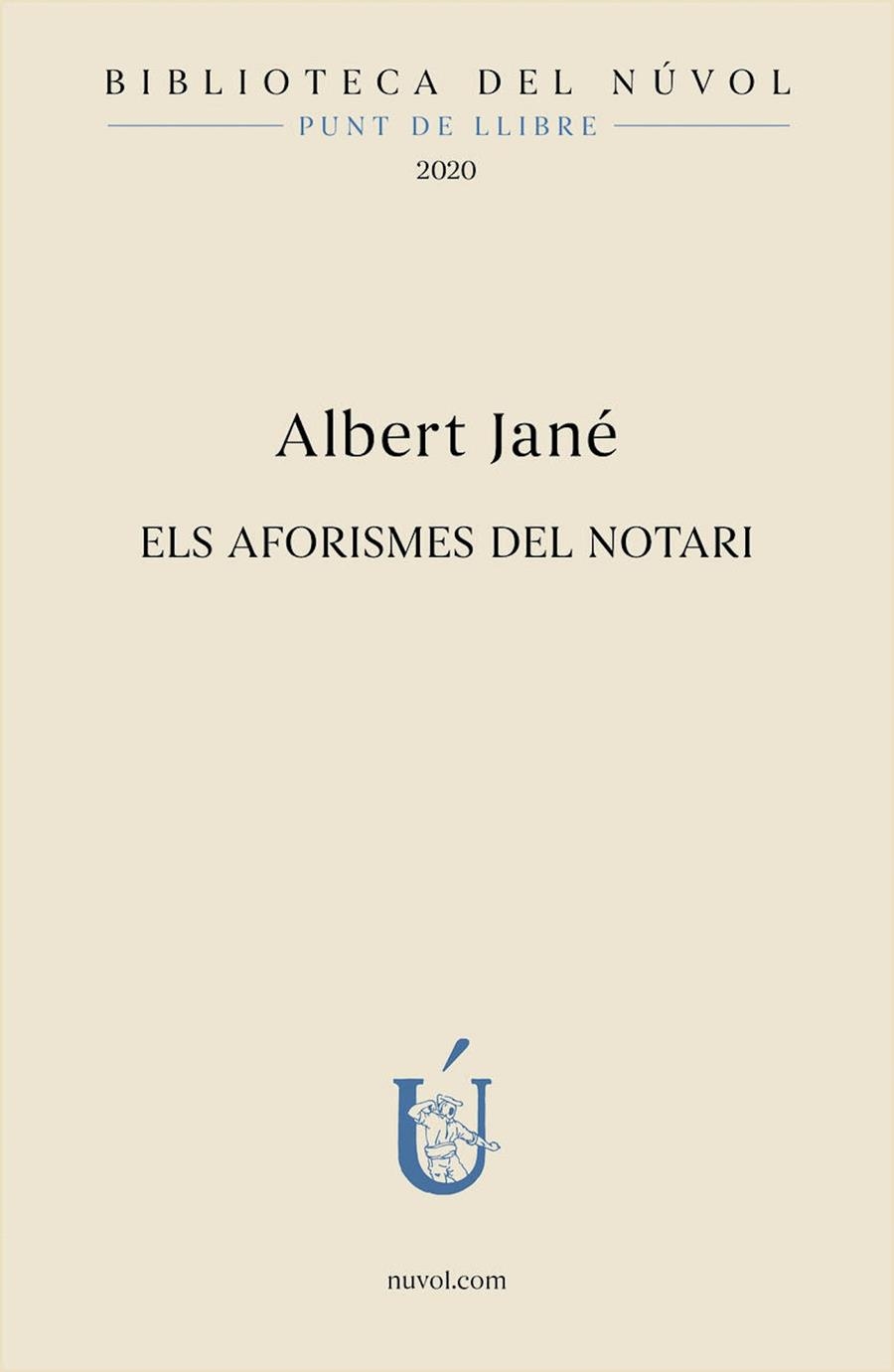 Els aformismes del notari | 9788417455224 | Jané, Albert | Llibres.cat | Llibreria online en català | La Impossible Llibreters Barcelona