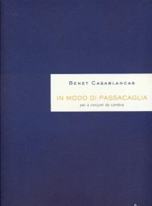 In modo di passacaglia | 9790692044277 | Casablancas, Benet | Llibres.cat | Llibreria online en català | La Impossible Llibreters Barcelona