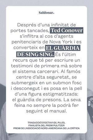 El guàrdia de Sing Sing | 9788419571427 | Conover, Ted | Llibres.cat | Llibreria online en català | La Impossible Llibreters Barcelona