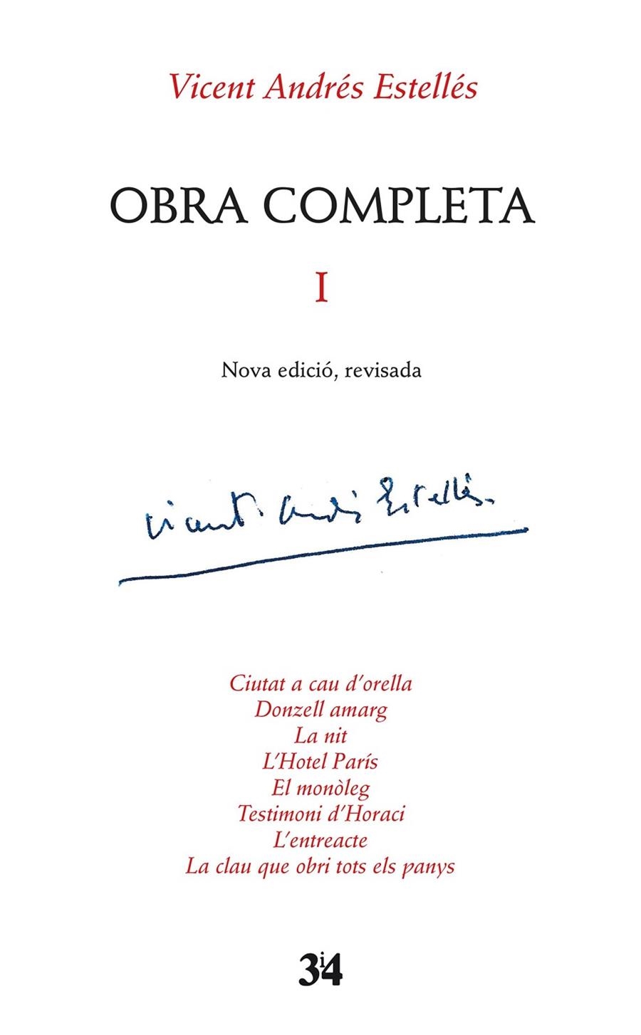 Obra completa, 1 | 9788416789634 | Estellés, Vicent Andrés | Llibres.cat | Llibreria online en català | La Impossible Llibreters Barcelona
