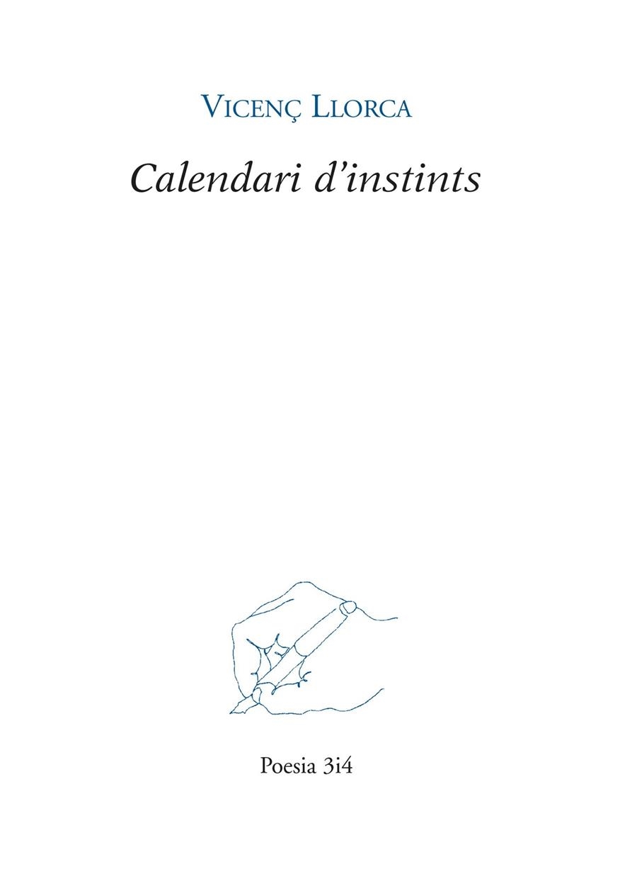 Calendari d'instints | 9788416789191 | Llorca Berrocal, Vicenç | Llibres.cat | Llibreria online en català | La Impossible Llibreters Barcelona