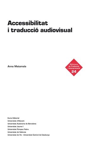 Accessibilitat i traducció audiovisual | 9788497666978 | Matamala, Anna | Llibres.cat | Llibreria online en català | La Impossible Llibreters Barcelona