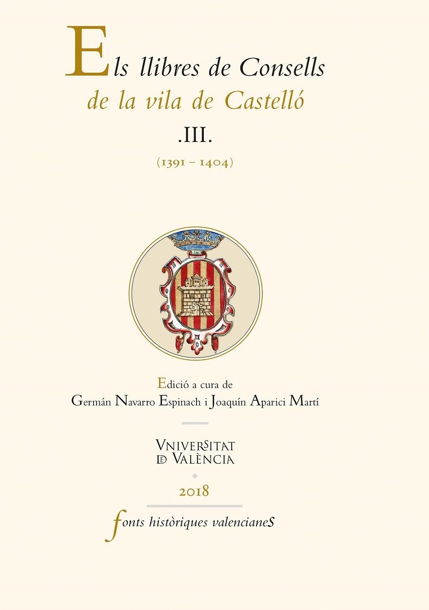 Els llibres de Consells de la vila de Castelló III | 9788491344056 | AAVV | Llibres.cat | Llibreria online en català | La Impossible Llibreters Barcelona