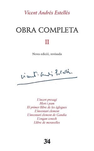 Obra completa, 2 | 9788416789641 | Estellés, Vicent Andrés | Llibres.cat | Llibreria online en català | La Impossible Llibreters Barcelona