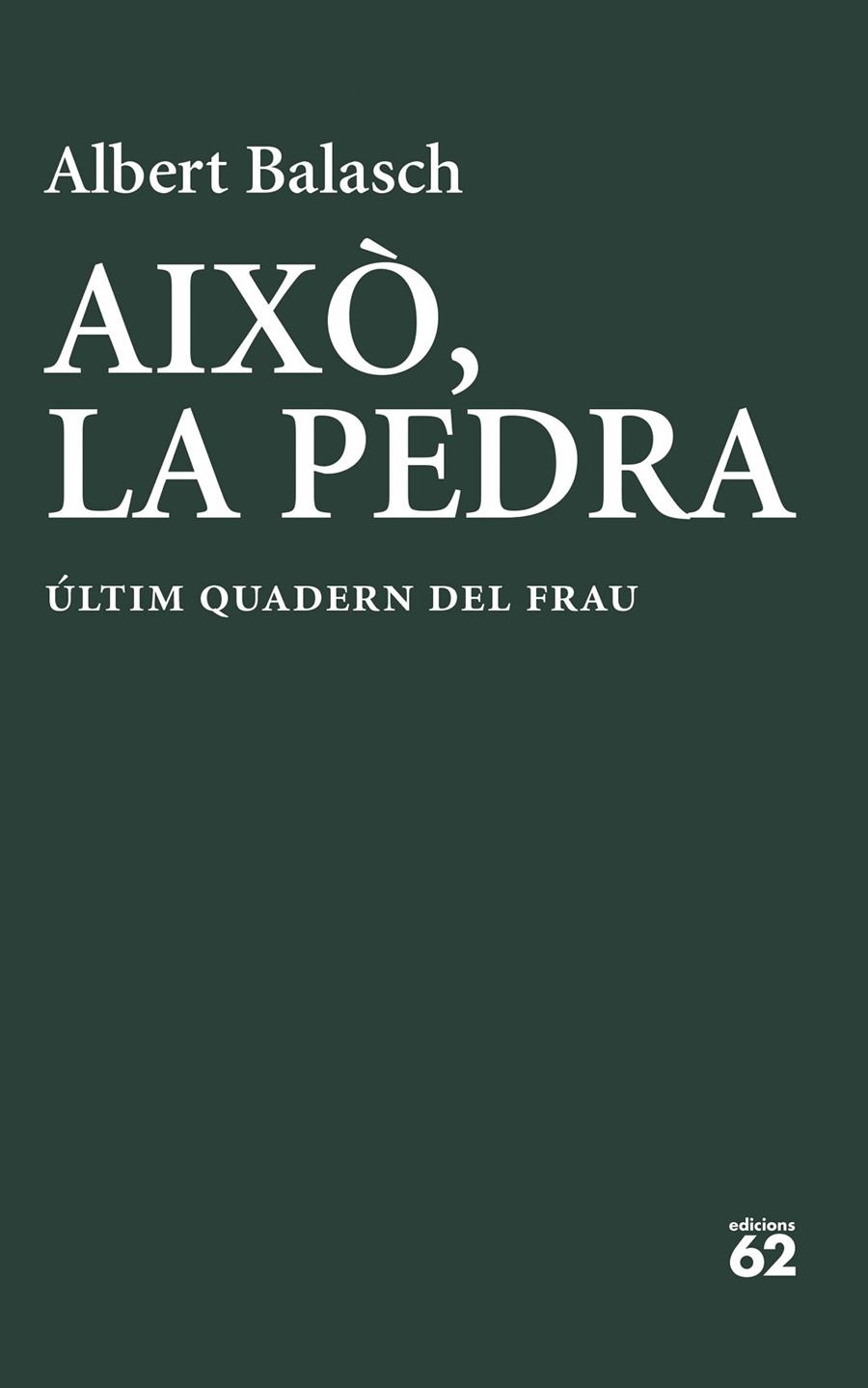 Això, la pedra | 9788429783278 | Balasch Montull, Albert | Llibres.cat | Llibreria online en català | La Impossible Llibreters Barcelona