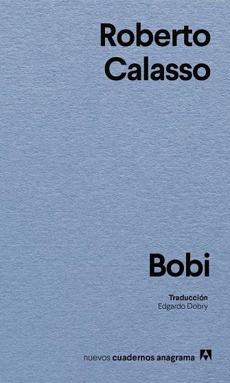 Bobi | 9788433949264 | Calasso, Roberto | Llibres.cat | Llibreria online en català | La Impossible Llibreters Barcelona
