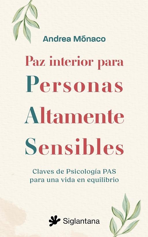 Paz interior para Personas Altamente Sensibles | 9788410179554 | Mónaco, Andrea | Llibres.cat | Llibreria online en català | La Impossible Llibreters Barcelona