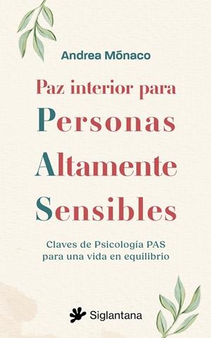 Paz interior para Personas Altamente Sensibles | 9788410179554 | Mónaco, Andrea | Llibres.cat | Llibreria online en català | La Impossible Llibreters Barcelona