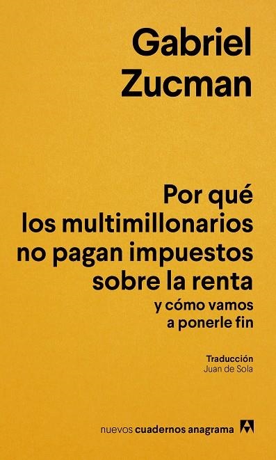 Por qué los multimillonarios no pagan impuestos sobre la renta y cómo vamos a po | 9788433949622 | Zucman, Gabriel | Llibres.cat | Llibreria online en català | La Impossible Llibreters Barcelona