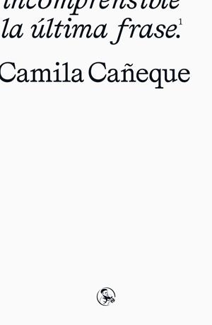 La última frase | 9788418782459 | Cañeque, Camila | Llibres.cat | Llibreria online en català | La Impossible Llibreters Barcelona