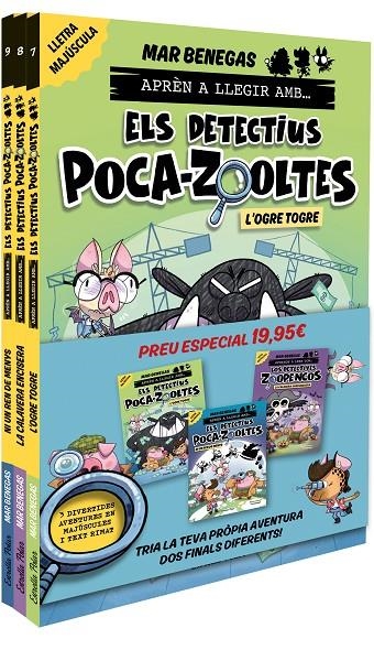 Pack Aprèn a llegir amb... Els detectius Poca-zooltes!  7,8 i 9: En lletra MAJÚS | 9791387782955 | Benegas, Mar | Llibres.cat | Llibreria online en català | La Impossible Llibreters Barcelona