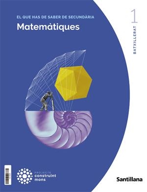 MATEMATIQUES APLICADES A LES CIENCIES SOCIALS I 1 BTX CONSTRUINT MONS | 9788413158341 | Varios autores | Llibres.cat | Llibreria online en català | La Impossible Llibreters Barcelona