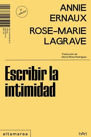 Escribir la intimidad | 9791387938390 | Ernaux, Annie/Lagrave, Rose-Marie | Llibres.cat | Llibreria online en català | La Impossible Llibreters Barcelona